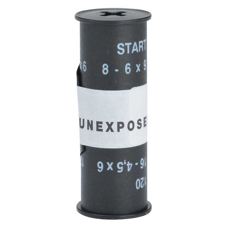 Agfa Copex Rapid Black and White 120 roll film open