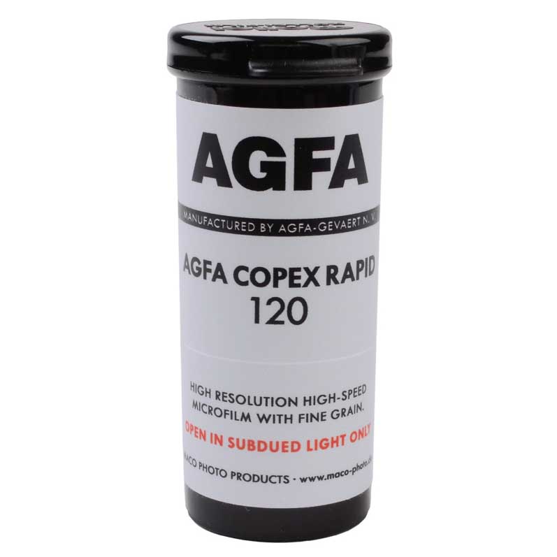 Agfa Copex Rapid Black and White 120 roll film