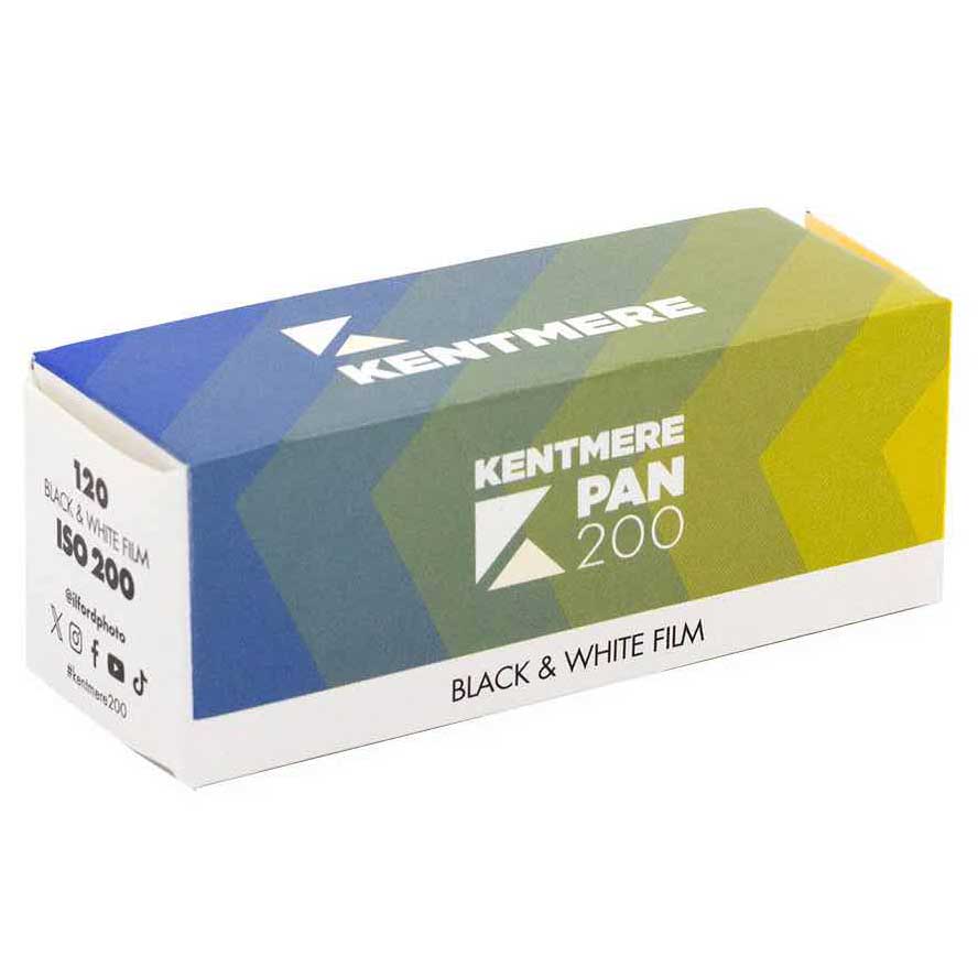 Kentmere 200 120 roll film box